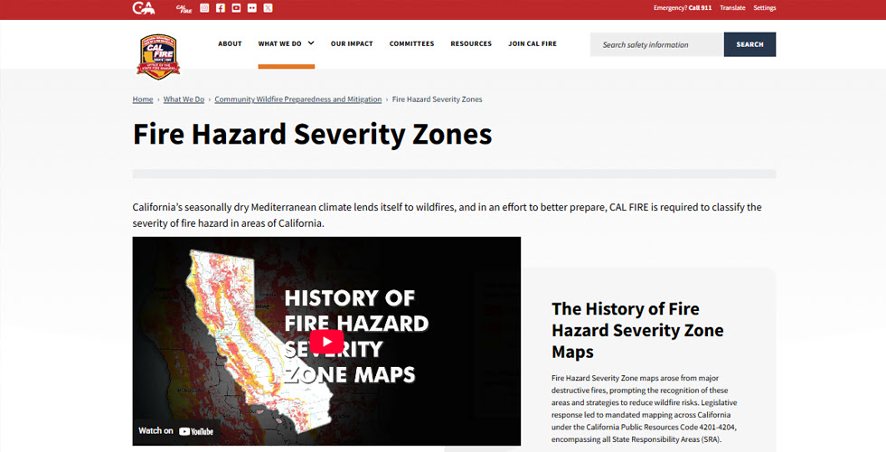 Find Out the Fire Zone for Your Home