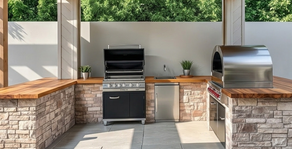Is Wood Safe Near a Grill