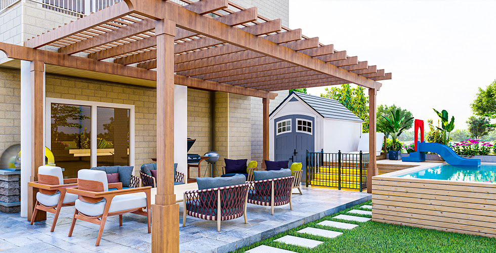 How to Care for a Hardwood Pergola