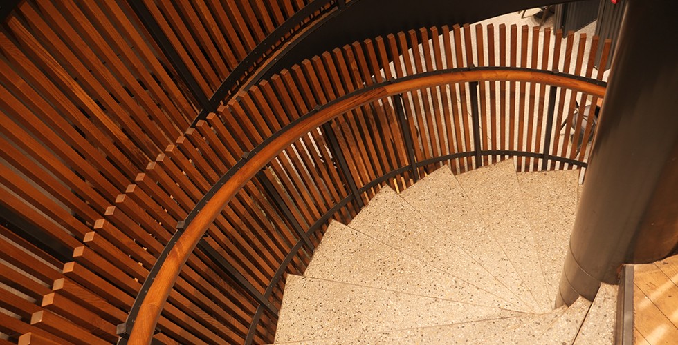 Curved Slat Walls That Feel Like Sculpture